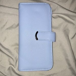 Light blue wallet